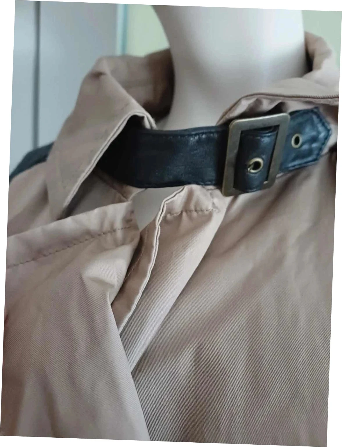 IKKS Pure Edition Camel & Lambskin Trench - New with tag - Size 42 – photo 3